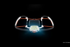 Lampe frontale Petzl - Conception de design outdoor