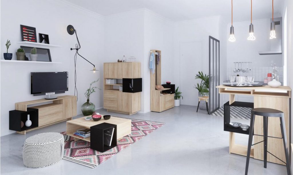 Conception de la gamme de mobilier design Kube pour Symbiosis
