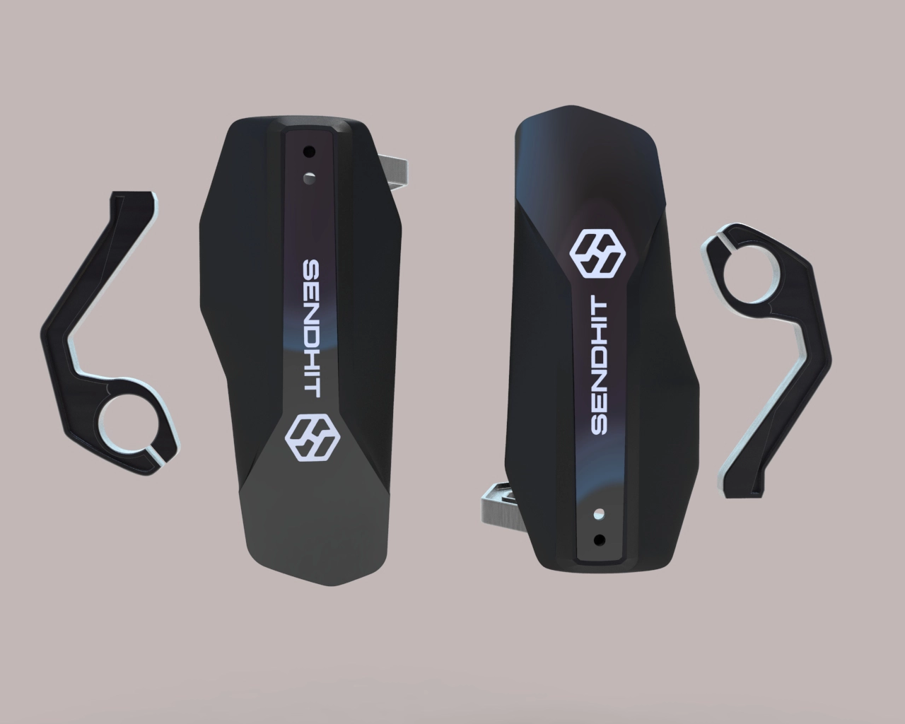 sendhit "nock" protection de vtt , design produit, ecodesign, conception 3D